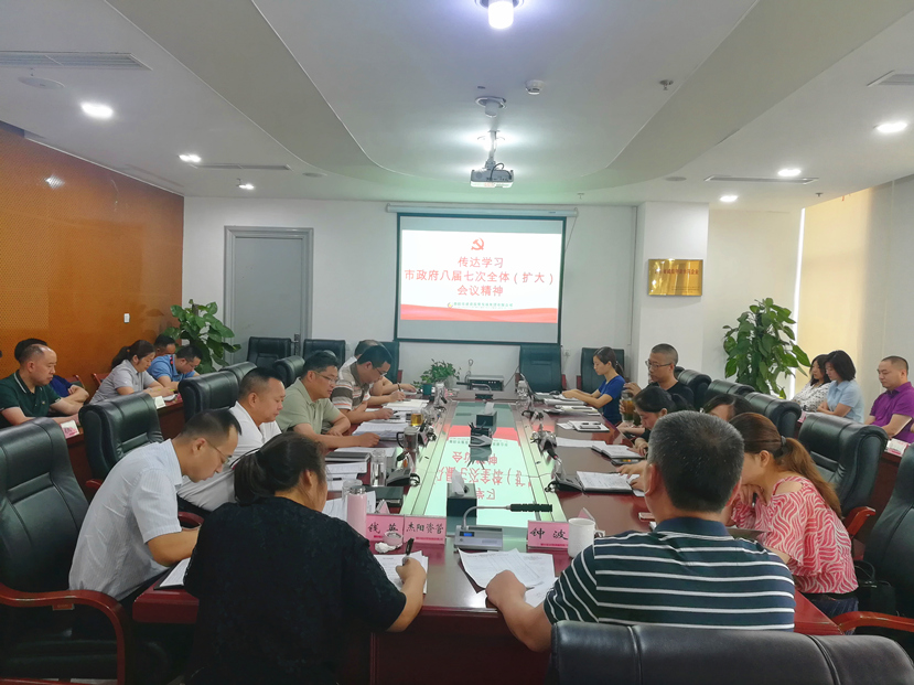 集团公司传达学习市政府八届七次全体(扩大)会议精神